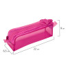 Пенал BRAUBERG с объемной "тракторной" молнией, 1 отделение, ПВХ, 22х5см, Ultra pink, 272340 по низкой цене оптом 