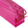 Пенал BRAUBERG с объемной "тракторной" молнией, 1 отделение, ПВХ, 22х5см, Ultra pink, 272340 по низкой цене оптом 