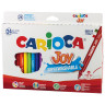 Фломастеры CARIOCA (Италия) "Joy", 24 цвета, суперсмываемые, вентилируемый колпачок, картонная коробка, 40615 по низкой цене оптом Краснодар, Москва, Уфа, Казань, Барнаул, Владивосток, Хабаровск, Сахалин, Красноярск, Екатеренбург, 