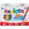 Фломастеры CARIOCA (Италия) "Joy", 24 цвета, суперсмываемые, вентилируемый колпачок, картонная коробка, 40615 по низкой цене оптом Краснодар, Москва, Уфа, Казань, Барнаул, Владивосток, Хабаровск, Сахалин, Красноярск, Екатеренбург, 