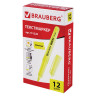 Текстовыделитель BRAUBERG "Vivid", ЖЕЛТЫЙ, круглый корпус, линия 1-3 мм, 151228 по низкой цене оптом 