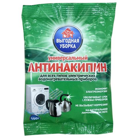 Антинакипин для стиральных машин 100г ВЫГОДНАЯ УБОРКА, РЕНЕССАНС КОСМЕТИК, МИНПРОМТОР, 3274 по низкой цене оптом Антинакипин для стиральных машин 100г ВЫГОДНАЯ УБОРКА, РЕНЕССАНС КОСМЕТИК, МИНПРОМТОР, 3274 по низкой цене оптом