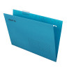 Подвесные папки А4/Foolscap (404х240 мм) до 80 л., КОМПЛЕКТ 10 шт., синие, картон, STAFF, 270933 по низкой цене оптом 