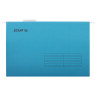Подвесные папки А4/Foolscap (404х240 мм) до 80 л., КОМПЛЕКТ 10 шт., синие, картон, STAFF, 270933 по низкой цене оптом 