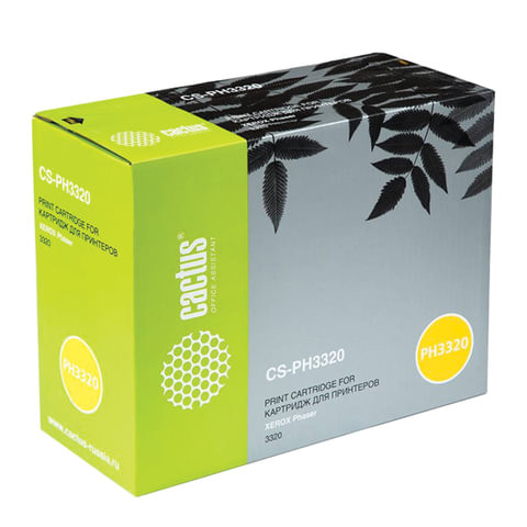 Картридж лазерный CACTUS (CS-PH3320) для XEROX Phaser 3320, ресурс 5000 стр. по низкой цене оптом 