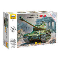 Модель для сборки ТАНК "Тяжелый советский ИС-2", масштаб 1:72, ЗВЕЗДА, 5011