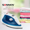 Утюг SONNEN SI-237A, 1800 Вт, антипригарное покрытие, синий/белый, 453504 по низкой цене оптом 