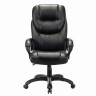 Кресло офисное BRABIX PREMIUM "Nord EX-590", черный пластик, экокожа, черное, 532097 по низкой цене оптом Краснодар, Москва, Уфа, Казань, Барнаул, Владивосток, Хабаровск, Сахалин, Красноярск, Екатеренбург, 