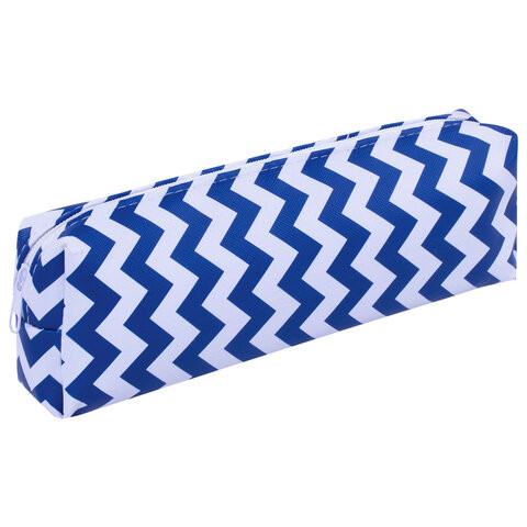 Пенал-косметичка ПИФАГОР, мягкий, "WAVE", прямоугольный, 20х7х4 см, 229264 по низкой цене оптом 