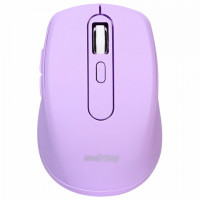 Мышь беспроводная бесшумная SMARTBUY SBM-611AG-V, USB, 4 кнопки+1 колесо, оптическая, лиловая 02033