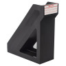 Лоток вертикальный для бумаг BRAUBERG "Basic", 265х100х285 мм, черный, 237009 по низкой цене оптом 