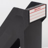 Лоток вертикальный для бумаг BRAUBERG "Basic", 265х100х285 мм, черный, 237009 по низкой цене оптом 