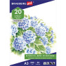 Папка для рисования БОЛЬШОГО ФОРМАТА А3, 20 л., 200 г/м2, BRAUBERG, 297х420 мм, 129224 по низкой цене оптом Краснодар, Москва, Уфа, Казань, Барнаул, Владивосток, Хабаровск, Сахалин, Красноярск, Екатеренбург, 