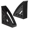 Лоток вертикальный для бумаг BRAUBERG "Office style", 245х90х285 мм, черный, 237278 по низкой цене оптом 