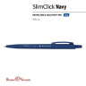 Ручка шариковая автоматическая BRUNO VISCONTI SlimClick NAVY, СИНЯЯ, линия 0,4мм, 20-, 20-0419 по низкой цене оптом 