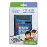 Калькулятор настольный CITIZEN SDC-450NBLCFS, КОМПАКТНЫЙ (120x87 мм), 8 разрядов, двойное питание, СИНИЙ по низкой цене оптом 