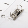 Папка-регистратор ОФИСМАГ, фактура стандарт, с мраморным покрытием, 50 мм, черный корешок, 222096