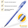 Ручка стираемая гелевая CROWN "Erasable Jell", СИНЯЯ, узел 0,5 мм, линия письма 0,34 мм, EG028 по низкой цене оптом  Ручка стираемая гелевая CROWN "Erasable Jell", СИНЯЯ, узел 0,5 мм, линия письма 0,34 мм, EG028 по низкой цене оптом
