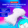 Хомут-биркодержатель бирка ценник петлевой 17,5 см, BRAUBERG, КОМПЛЕКТ 1000 шт., 291306 по низкой цене оптом 