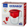 Кувшин-фильтр для очистки воды АКВАФОР "Гарри А5", 3,9 л, со сменной кассетой, красный, 501734 по низкой цене оптом Краснодар, Москва, Уфа, Казань, Барнаул, Владивосток, Хабаровск, Сахалин, Красноярск, Екатеренбург, 