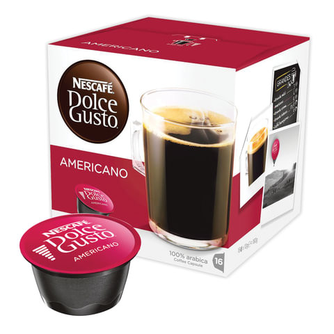 Кофе в капсулах NESCAFE "Americano" для кофемашин Dolce Gusto, 16 порций, 12393813 по низкой цене оптом Кофе в капсулах NESCAFE "Americano" для кофемашин Dolce Gusto, 16 порций, 12393813 по низкой цене оптом