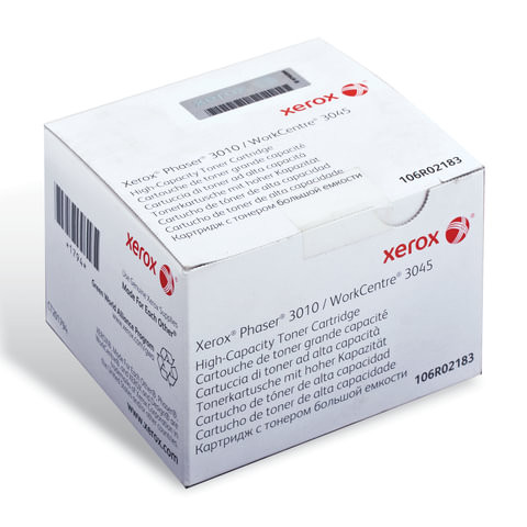 Картридж лазерный XEROX (106R02183) Phaser 3010/WC3045, оригинальный, черный, ресурс 2300 стр. по низкой цене оптом 