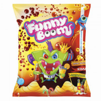 Карамель леденцовая ШИПУЧКИ мини FUNNY BOOM, ассорти кола, лимонад, 1 кг, ПР6923