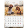 Календарь-планер настенный перекидной на 2026г, 12 листов, 30х21,3см, My sweet pony, BRAUBERG, 116948 по низкой цене оптом 