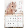 Календарь-планер настенный перекидной на 2026г, 12 листов, 30х21,3см, My sweet pony, BRAUBERG, 116948 по низкой цене оптом 