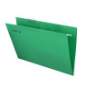 Подвесные папки A4/Foolscap (404х240 мм) до 80 л., КОМПЛЕКТ 10 шт., зеленые, картон, STAFF, 270934 по низкой цене оптом 