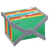Подвесные папки A4/Foolscap (404х240 мм) до 80 л., КОМПЛЕКТ 10 шт., зеленые, картон, STAFF, 270934 по низкой цене оптом 