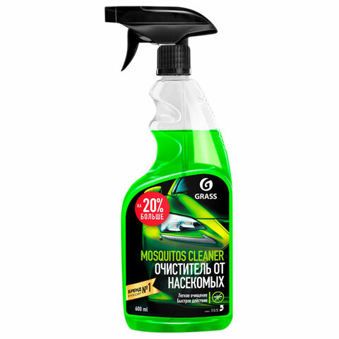 Средство для удаления остатков насекомых, 600 мл, GRASS MOSQUITOS CLEANER, триггер, 110372 по низкой цене оптом Средство для удаления остатков насекомых, 600 мл, GRASS MOSQUITOS CLEANER, триггер, 110372 по низкой цене оптом