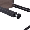 Стол BRABIX "Smart CD-010", 1000х505х795 мм, ЛОФТ, складной, металл/ЛДСП ясень, каркас черный, 641877 по низкой цене оптом 