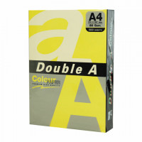 Бумага цветная DOUBLE A, А4, 80г/м2, 500 л, (5 цветов x 100 листов), микс интенсив, ш