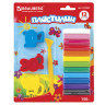 Пластилин классический BRAUBERG 12 цветов, 150 г, стек, 3 штампа, ВЫСШЕЕ КАЧЕСТВО, блистер, 224462 по низкой цене оптом 