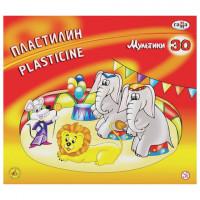 Пластилин ГАММА "Мультики", 30 цветов, 600 г, со стеком, 210119_04