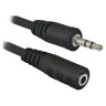 Кабель-удлинитель Jack 3,5 mm, 1,5 м, DEFENDER, M-F, для передачи аналогового аудиосигнала, 87511 по низкой цене оптом 