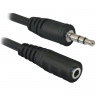 Кабель-удлинитель Jack 3,5 mm, 1,5 м, DEFENDER, M-F, для передачи аналогового аудиосигнала, 87511 по низкой цене оптом 