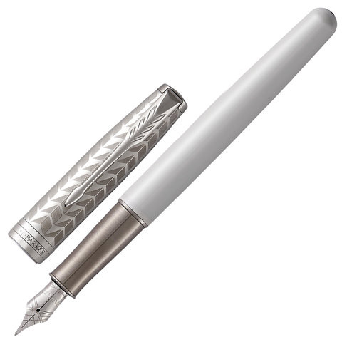 Ручка перьевая PARKER "Sonnet Premium Metal&Pearl Lacquer CT", корпус жемчужный лак, палладиевые детали, черная, 1931547 по низкой цене оптом 