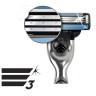 Бритва GILLETTE (Жиллет) "Mach3", с 2 сменными кассетами, для мужчин по низкой цене оптом Краснодар, Москва, Уфа, Казань, Барнаул, Владивосток, Хабаровск, Сахалин, Красноярск, Екатеренбург, 