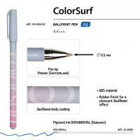 Ручка шариковая BRUNO VISCONTI ColorSurf Morandi, СИНЯЯ, корпус ассорти, линия 0,4мм,, 20-0204/52
