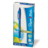 Ручка шариковая автоматическая PAPER MATE "Flexgrip Ultra RT", СИНЯЯ, soft-touch, узел 1 мм, линия письма 0,8 мм, S0190303 по низкой цене оптом 