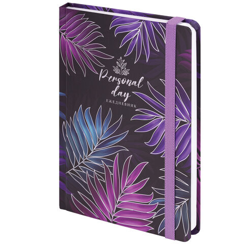 Ежедневник недатированный с резинкой А5 (145х203 мм), BRAUBERG, твердый, фольга, 128 л., "Tropical", 114565 по низкой цене оптом Ежедневник недатированный с резинкой А5 (145х203 мм), BRAUBERG, твердый, фольга, 128 л., "Tropical", 114565 по низкой цене оптом