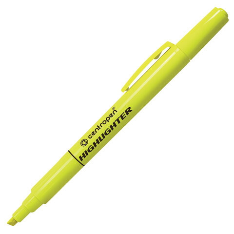 Текстовыделитель CENTROPEN, ЖЕЛТЫЙ, линия 1-4 мм, 8722, 4 8722 9351 по низкой цене оптом Краснодар, Москва, Уфа, Казань, Барнаул, Владивосток, Хабаровск, Сахалин, Красноярск, Екатеренбург, 