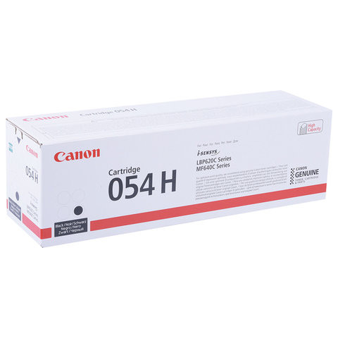 Картридж лазерный CANON (054HBK) для i-SENSYS LBP621Cw/MF641Cw/645Cx и другие, черный, ресурс 3100 страниц, оригинальный, 3028C002 по низкой цене оптом 
