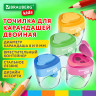 Точилка BRAUBERG KIDS "MAXI", 2 отверстия, с большим контейнером, трехгранный корпус, цвета ассорти, 271945 по низкой цене оптом Краснодар, Москва, Уфа, Казань, Барнаул, Владивосток, Хабаровск, Сахалин, Красноярск, Екатеренбург, 