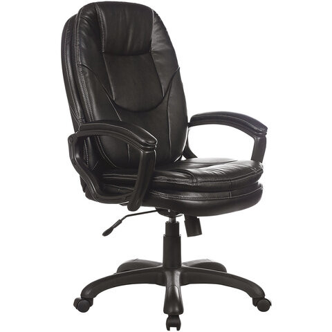 Кресло офисное BRABIX PREMIUM "Trend EX-568", экокожа, черное, 532100 по низкой цене оптом Краснодар, Москва, Уфа, Казань, Барнаул, Владивосток, Хабаровск, Сахалин, Красноярск, Екатеренбург, 