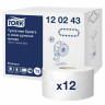 Бумага туалетная 170 м, TORK (Система Т2), КОМПЛЕКТ 12 штук, Premium, 2-слойная, белая, 120243 по низкой цене оптом Краснодар, Москва, Уфа, Казань, Барнаул, Владивосток, Хабаровск, Сахалин, Красноярск, Екатеренбург, 