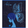 Тетрадь А5 48л. ПЗБМ скоба, клетка, Soft Touch, глиттер, Космо (микс в спайке), 23829 по низкой цене оптом Краснодар, Москва, Уфа, Казань, Барнаул, Владивосток, Хабаровск, Сахалин, Красноярск, Екатеренбург, 