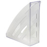 Лоток вертикальный для бумаг BRAUBERG "Office style", 245х90х285 мм, прозрачный, 237280 по низкой цене оптом 